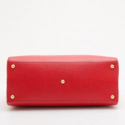 مملوكة مسبقًا Fendi Red Leather 2Jours Shopper Tote 