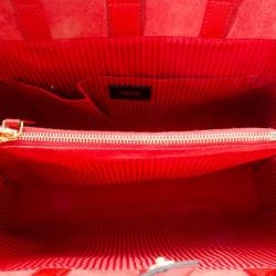 مملوكة مسبقًا Fendi Red Leather 2Jours Shopper Tote 