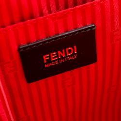 مملوكة مسبقًا Fendi Red Leather 2Jours Shopper Tote 