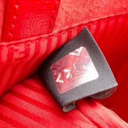 مملوكة مسبقًا Fendi Red Leather 2Jours Shopper Tote 