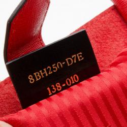 مملوكة مسبقًا Fendi Red Leather 2Jours Shopper Tote 