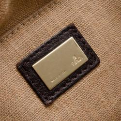 Pre Owned Fendi Zucca Turtle Small Spy Bag