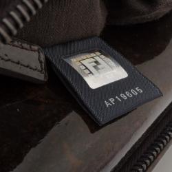 مملوكة مسبقًا Fendi Tobacco Monogram 'To You' Convertible Clutch