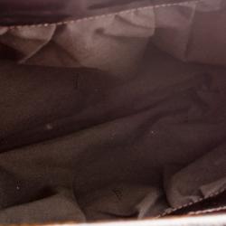 مملوكة مسبقًا Fendi Tobacco Monogram 'To You' Convertible Clutch