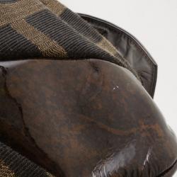 مملوكة مسبقًا Fendi Tobacco Monogram 'To You' Convertible Clutch