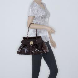 مملوكة مسبقًا Fendi Brown Leather Croc Embossed Medium 'Magic' Bag