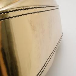 مملوكة مسبقًا Fendi Metallic Gold Patent 'B' Bag