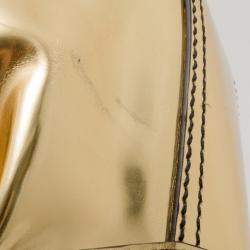 مملوكة مسبقًا Fendi Metallic Gold Patent 'B' Bag