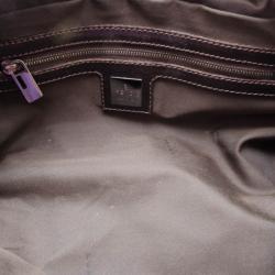 Pre Owned Fendi Tobacco Zucca Small Satchel