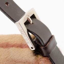 Pre Owned Fendi Tiger Stripe Pony Hair Baguette Bag