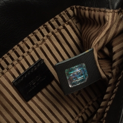 مملوكة مسبقًا Fendi Black Leather Mini Mia Crossbody Bag