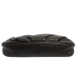 مملوكة مسبقًا Fendi Black Leather Mini Mia Crossbody Bag