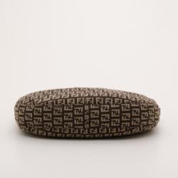 Pre Owned Fendi Zucchino Monogram Hobo Bag