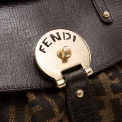 Pre Owned Fendi Zucca Magic Small Satchel Handbag