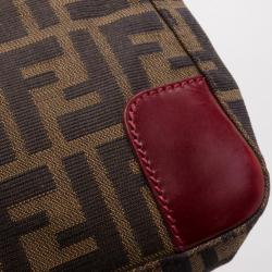 Pre Owned Fendi Tobacco Zucca Small Shoulder Bag
