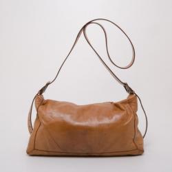 Pre Owned Fendi Brown Leather Capra Shoulder Bag