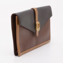 Pre Owned Fendi Tri Color Chameleon Clutch