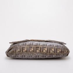 Fendi Glitter Zucca Baguette Handbag