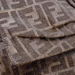 Fendi Glitter Zucca Baguette Handbag