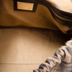 Pre Owned Fendi Zucca Magic Medium Satchel Handbag