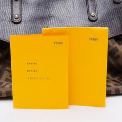Pre Owned Fendi Zucca Magic Medium Satchel Handbag