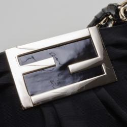 مملوكة مسبقًا Fendi Black Mia Zucca Small Tote