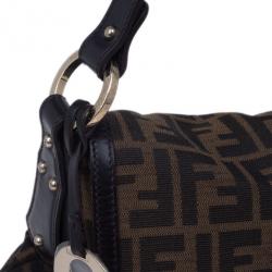 Pre Owned حقيبة فندي شيف كانفاس بني زوكا للكتف