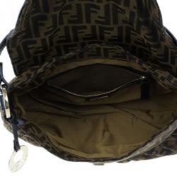 Pre Owned حقيبة فندي شيف كانفاس بني زوكا للكتف