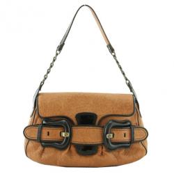 Pre Owned Fendi B Bis Nappa Leather Bag