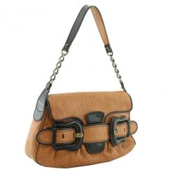 Pre Owned Fendi B Bis Nappa Leather Bag
