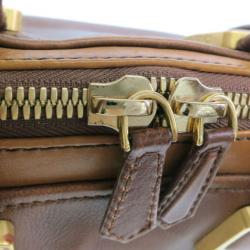 Pre Owned Fendi Tri-Color Leather Chameleon Boston Bag