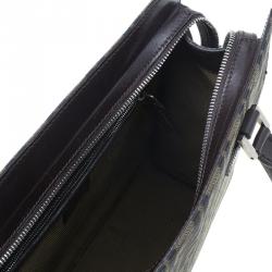Pre Owned Fendi Brown Zucca Tote Flat Bag