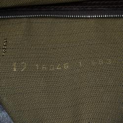 Pre Owned Fendi Brown Zucca Tote Flat Bag