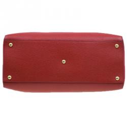 Pre Owned Fendi Red Saffiano Leather 2Jours Tote