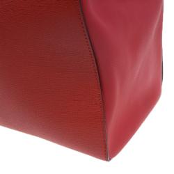 Pre Owned Fendi Red Saffiano Leather 2Jours Tote