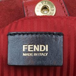 Pre Owned Fendi Red Saffiano Leather 2Jours Tote