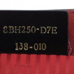 Pre Owned Fendi Red Saffiano Leather 2Jours Tote