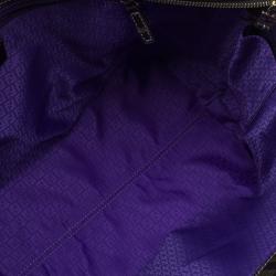 Pre Owned Fendi Brown Zucca Canvas Large Spalmati Roll Shopper Tote