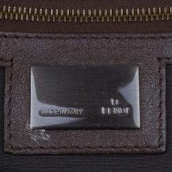 Pre Owned Fendi Multicolor Thread Zucca Canvas Doctor Hobo