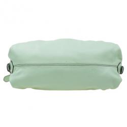 Pre Owned Fendi Green Leather Doctor Frame B Bag