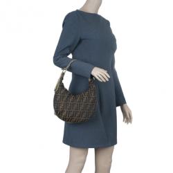 مملوكة مسبقًا حقيبة هوبو فندي زوكا شيف سلسلة