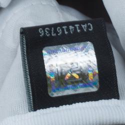 Pre Owned Fendi Brown Striped Zucchino Nylon Shopping Tote