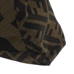 Fendi Brown Zucca Canvas Maxi Baguette Shoulder Bag