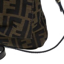 مملوكة مسبقًا Fendi Brown Zucca New Forever Flap Shoulder Bag