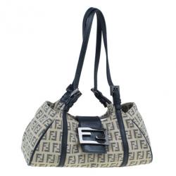 مملوكة مسبقًا حقيبة فندي ميني بورسا كانفاس بيج للكتف