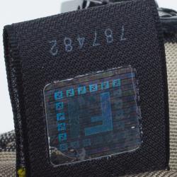 مملوكة مسبقًا حقيبة فندي ميني بورسا كانفاس بيج للكتف