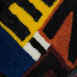 Pre Owned Fendi Shearling Love Letter Flap Bag