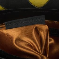 Pre Owned Fendi Shearling Love Letter Flap Bag