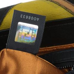 Pre Owned Fendi Shearling Love Letter Flap Bag