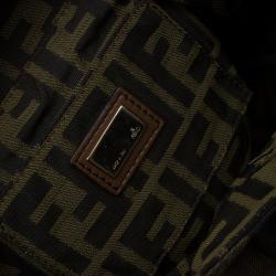 Pre Owned Fendi Multicolor Striped Canvas Limited Edition Chef Flap Bag